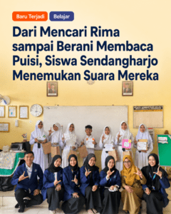 Read more about the article Dari Mencari Rima sampai Berani Membaca Puisi, Siswa Sendangharjo Menemukan Suara Mereka